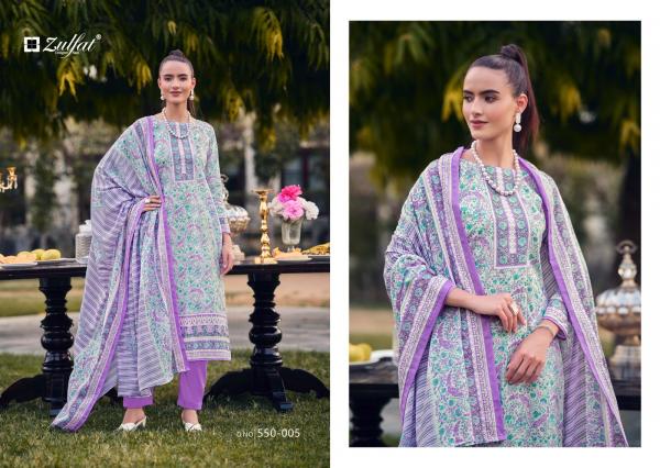 Zulfat Hakoba 550 Cotton Printed Dress Material Collection